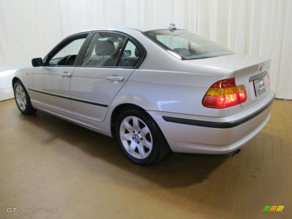 2004 3 Series 325i Sedan - Titanium Silver Metallic / Grey photo #4