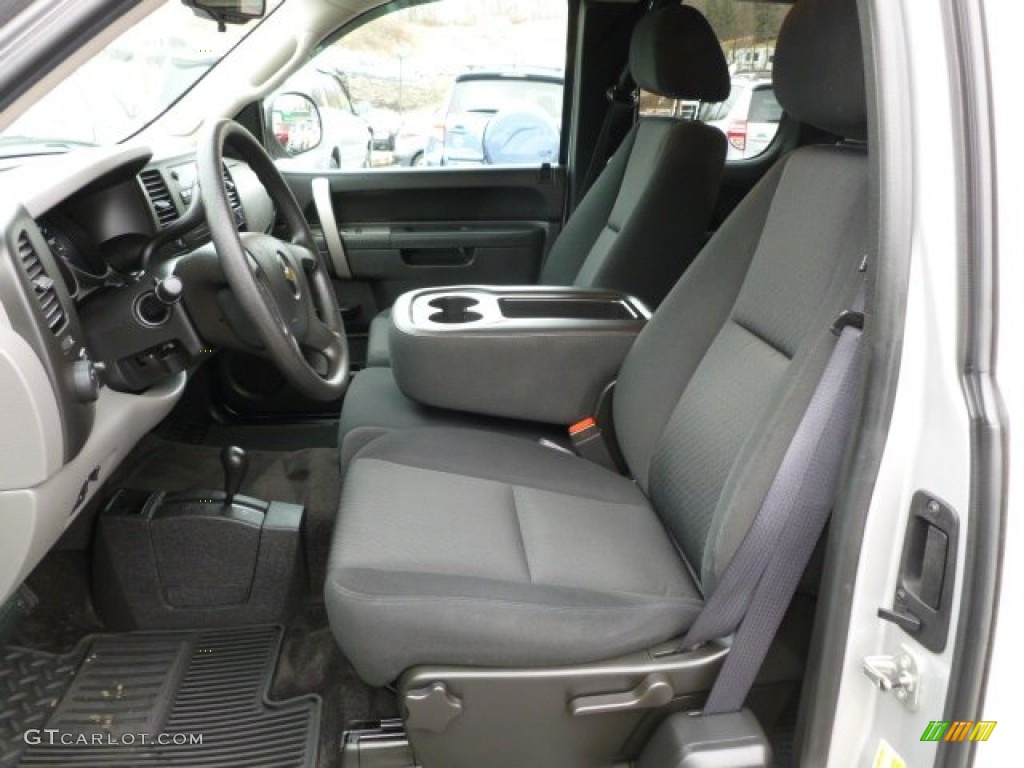 2011 Silverado 1500 LS Extended Cab 4x4 - Sheer Silver Metallic / Dark Titanium photo #10