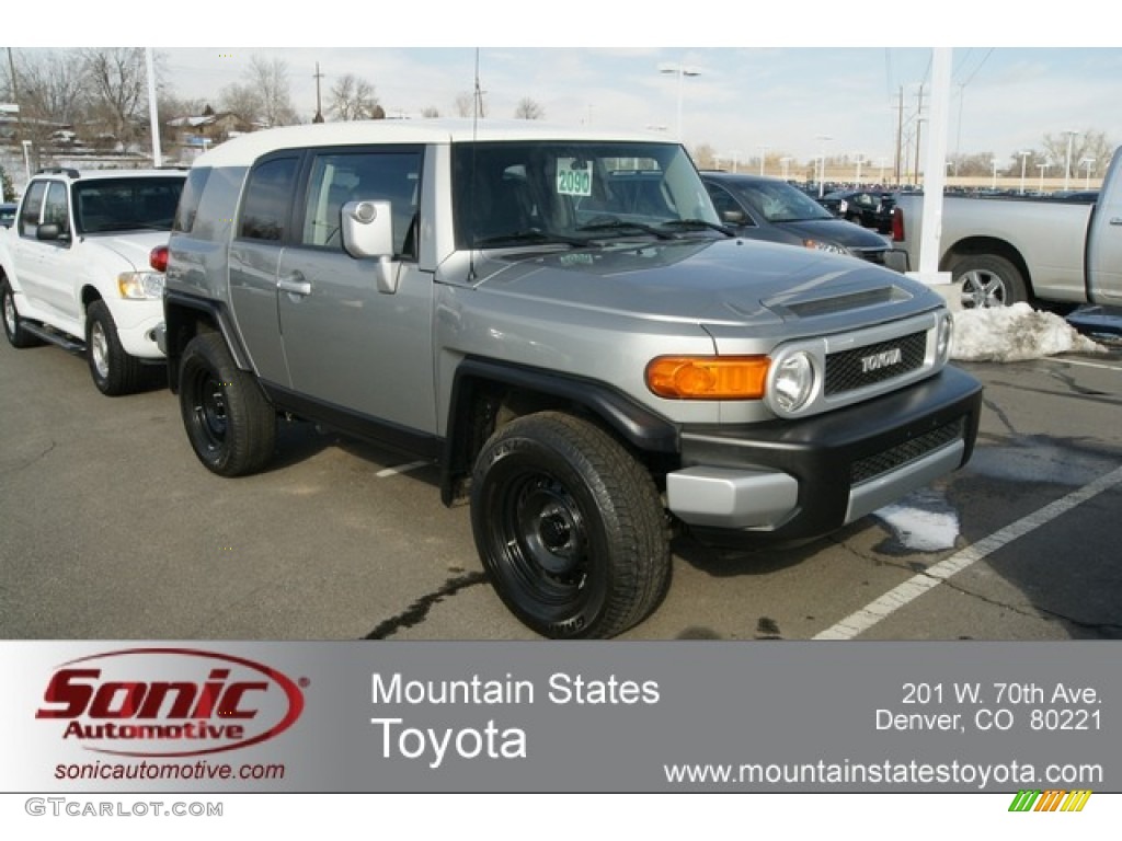 2010 FJ Cruiser 4WD - Silver Fresco Metallic / Dark Charcoal photo #1