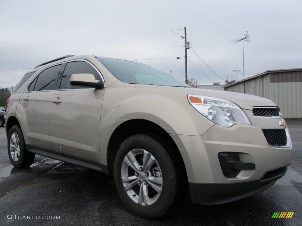 Gold Mist Metallic 2011 Chevrolet Equinox LT Exterior Photo #61007383