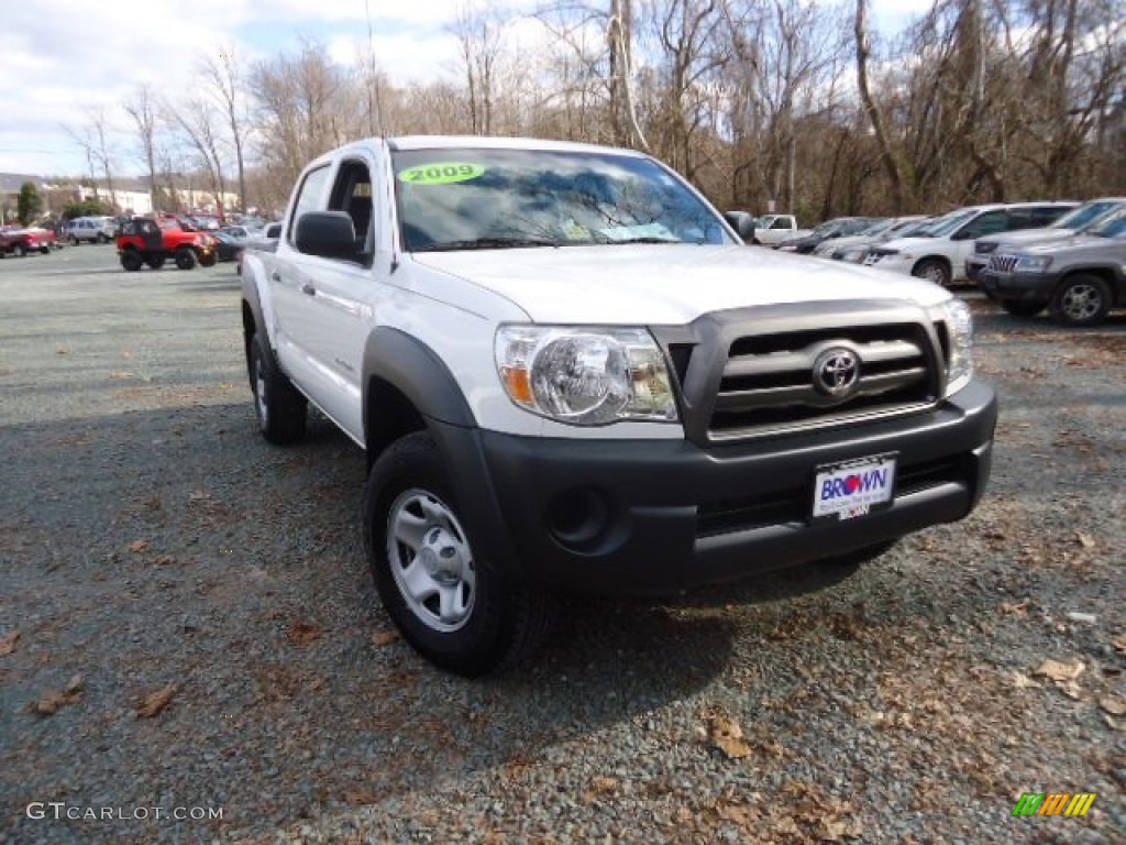 Super White Toyota Tacoma