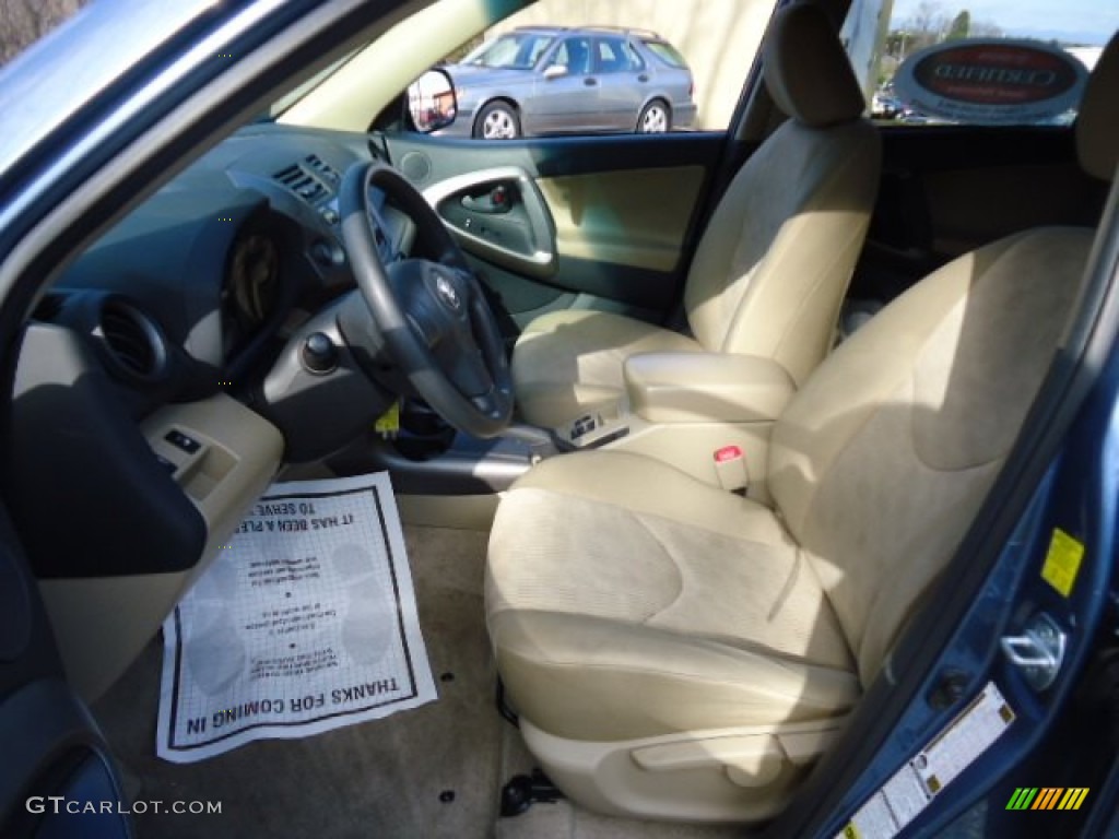 2010 RAV4 I4 4WD - Pacific Blue Metallic / Dark Charcoal photo #9