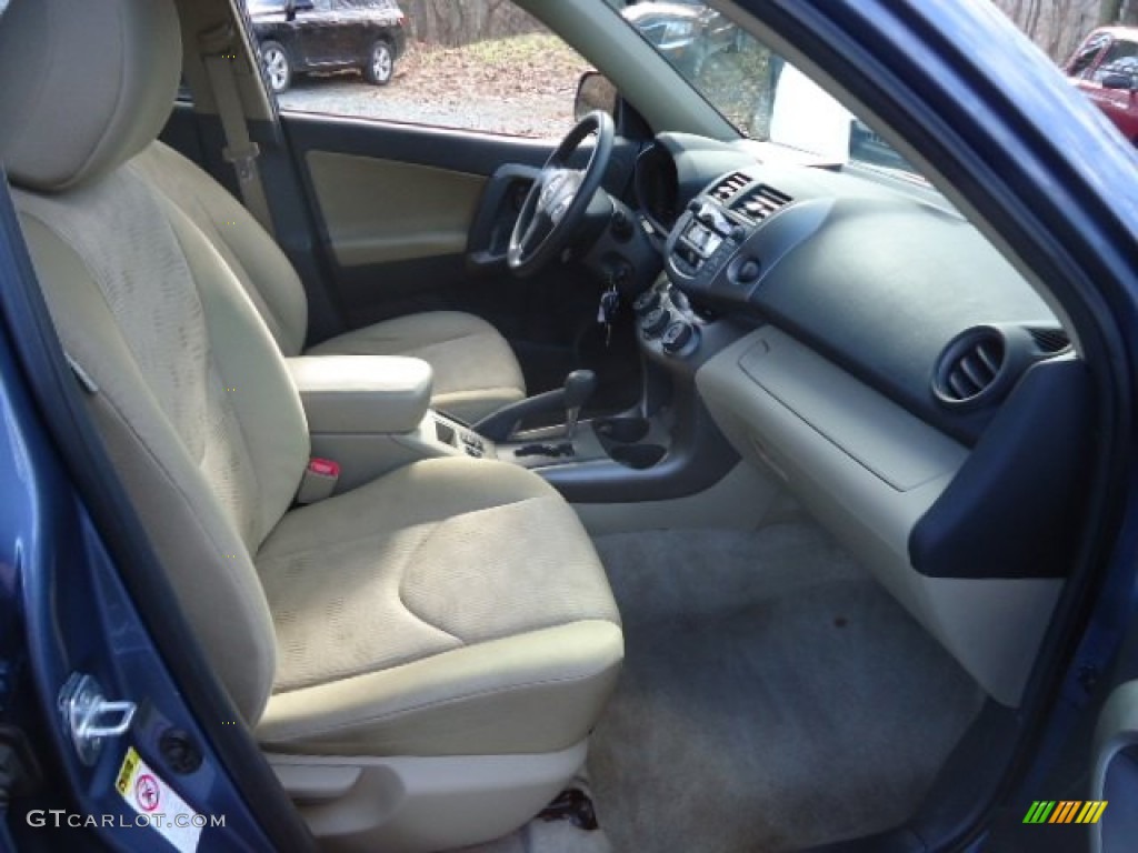 2010 RAV4 I4 4WD - Pacific Blue Metallic / Dark Charcoal photo #13