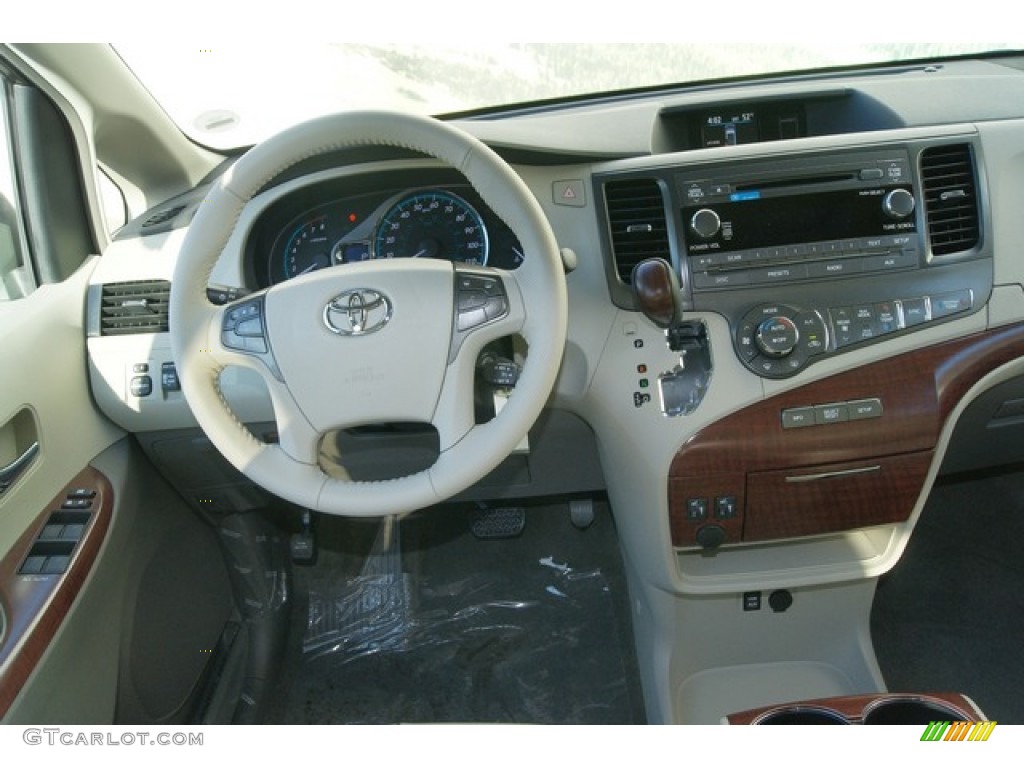 2012 Sienna XLE AWD - Sandy Beach Metallic / Bisque photo #13