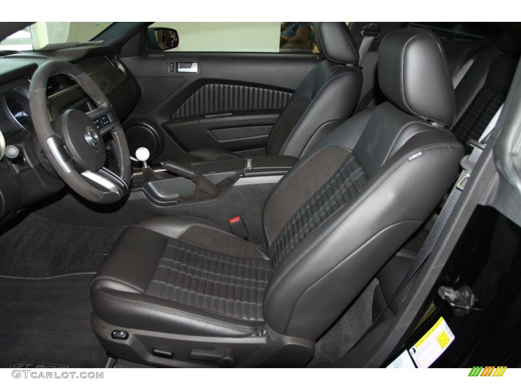 Charcoal Black/Black Interior 2011 Ford Mustang Shelby GT500 SVT Performance Package Coupe Photo #61010563