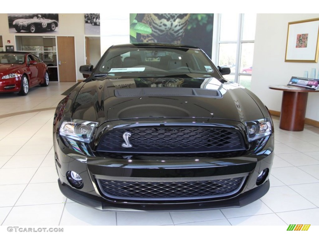 2011 Mustang Shelby GT500 SVT Performance Package Coupe - Ebony Black / Charcoal Black/Black photo #7