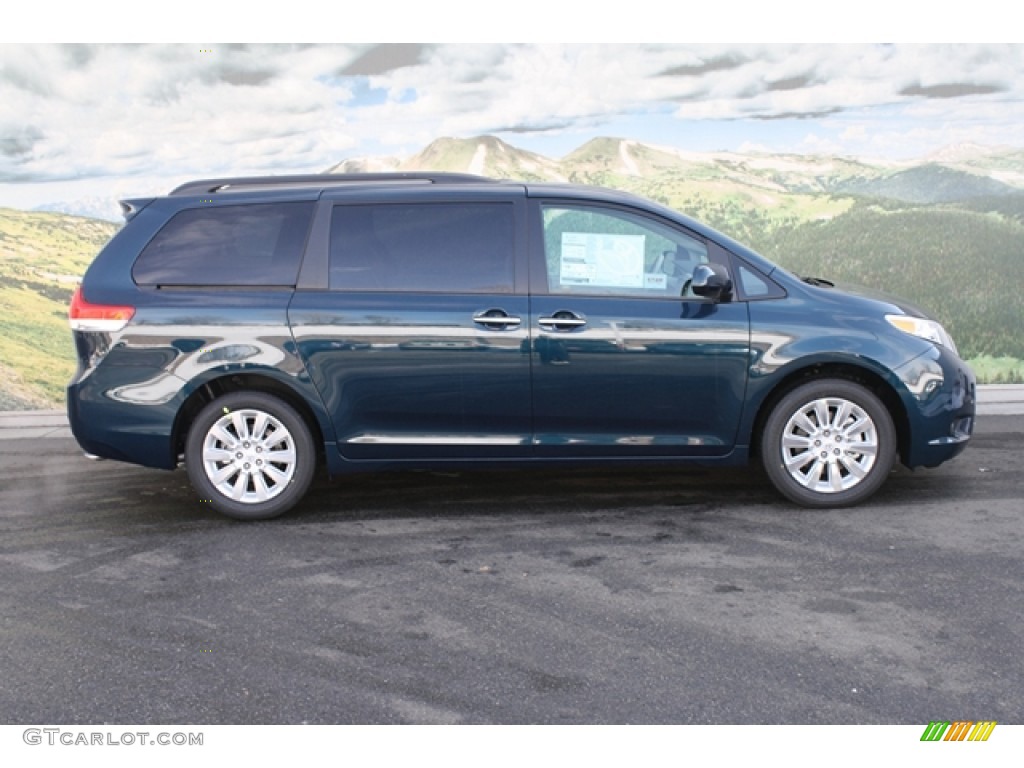 South Pacific Pearl 2012 Toyota Sienna XLE AWD Exterior Photo #61010695