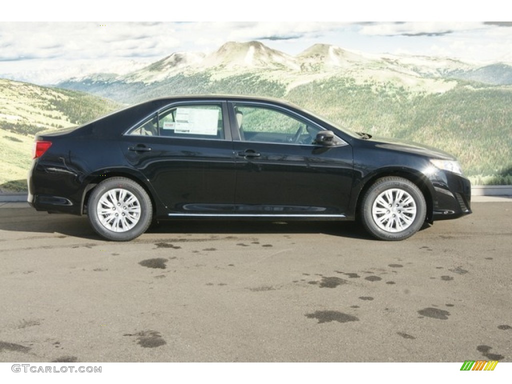 2012 Camry LE - Attitude Black Metallic / Ivory photo #2