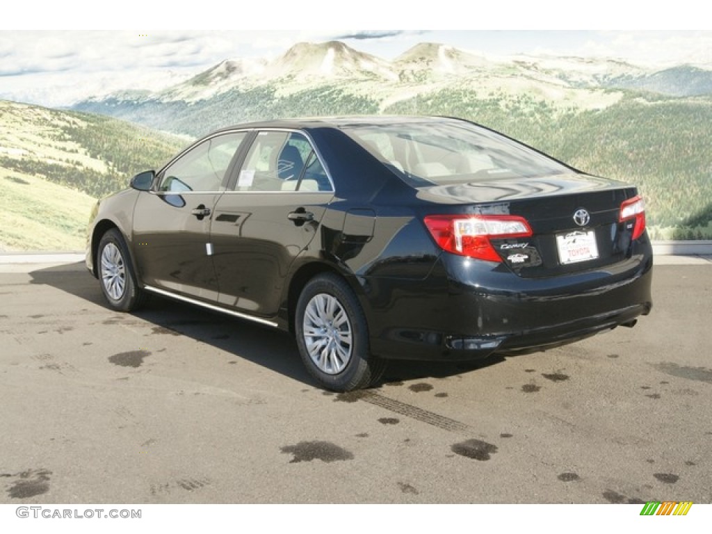 2012 Camry LE - Attitude Black Metallic / Ivory photo #3