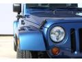 2009 Deep Water Blue Pearl Jeep Wrangler Unlimited Sahara 4x4  photo #10