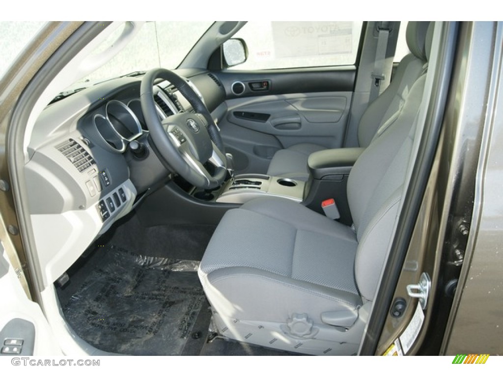 2012 Tacoma V6 TRD Sport Double Cab 4x4 - Pyrite Mica / Graphite photo #4