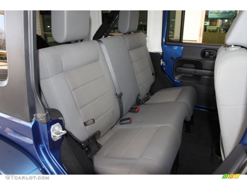 Dark Slate Gray/Medium Slate Gray Interior 2009 Jeep Wrangler Unlimited Sahara 4x4 Photo #61011397