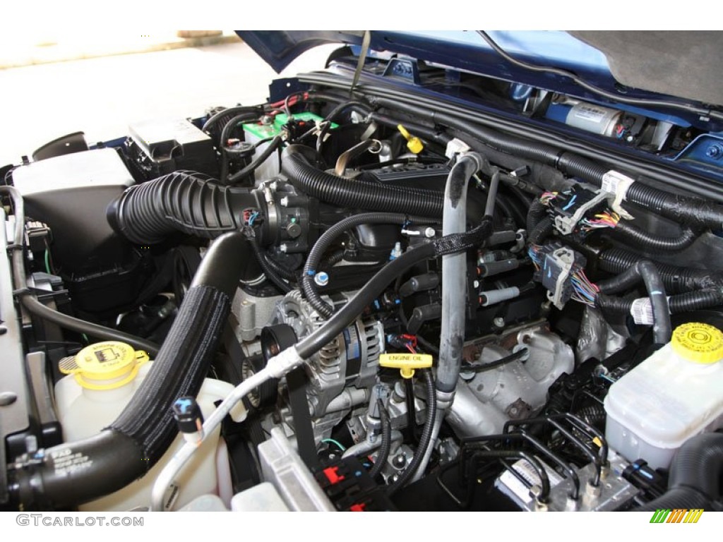 2009 Jeep Wrangler Unlimited Sahara 4x4 3.8 Liter OHV 12-Valve V6 Engine Photo #61011448