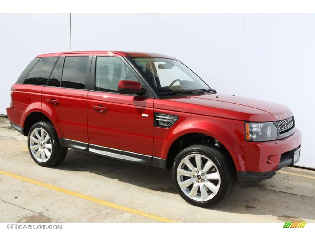 Firenze Red Metallic 2012 Land Rover Range Rover Sport Supercharged Exterior Photo #61011703