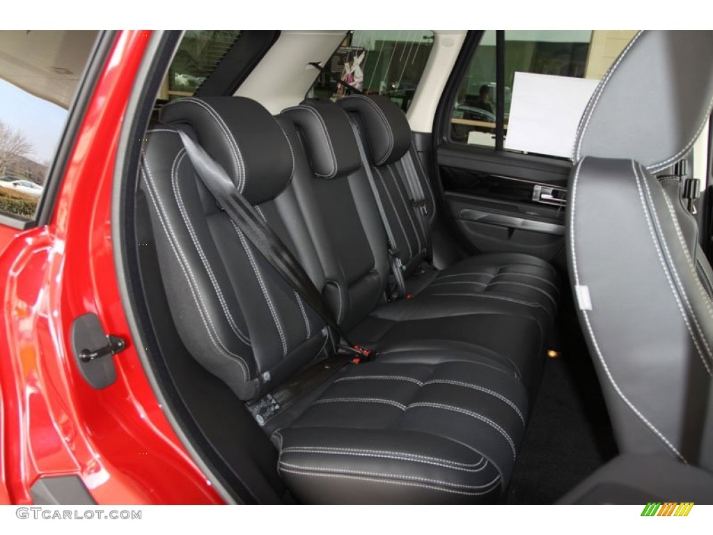 Ebony Interior 2012 Land Rover Range Rover Sport Supercharged Photo #61011826
