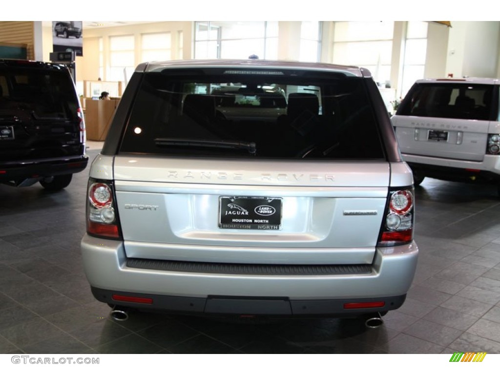 2012 Range Rover Sport Supercharged - Indus Silver Metallic / Ebony photo #8