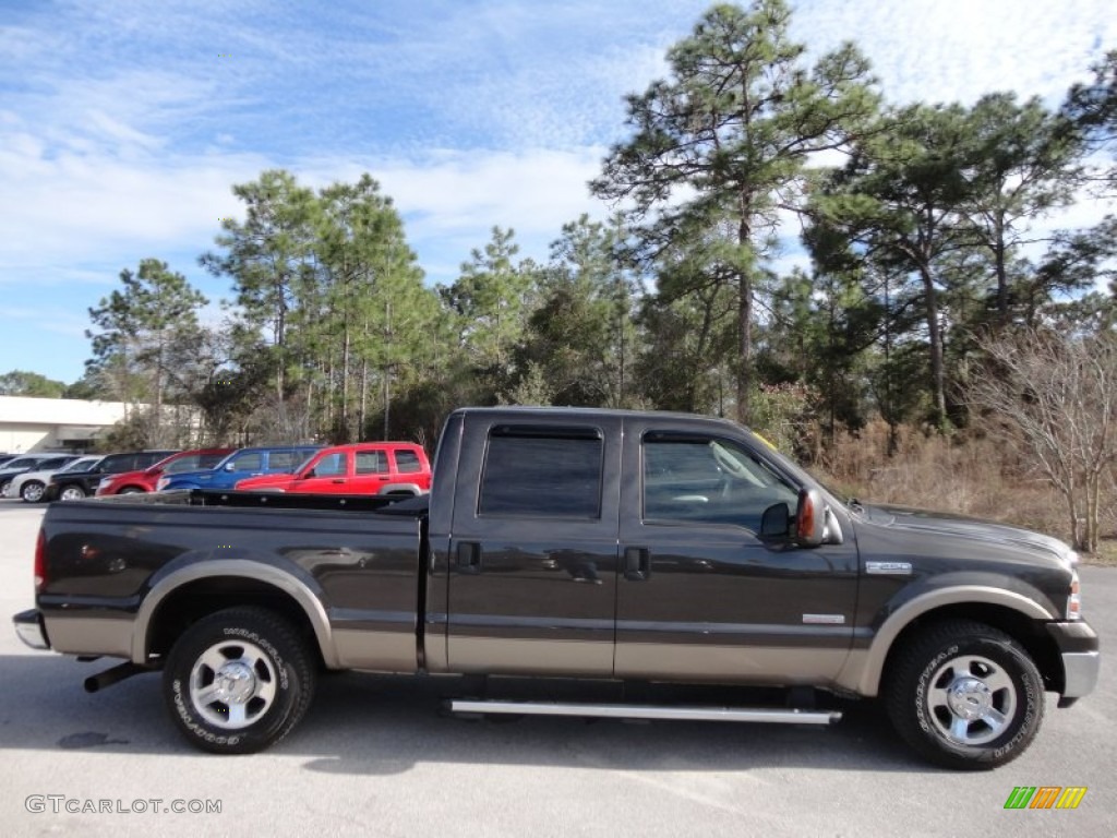 Dark Stone Metallic 2006 Ford F250 Super Duty Lariat Crew Cab Exterior Photo #61012609