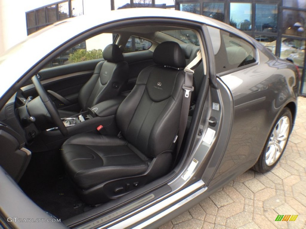 Graphite Interior 2011 Infiniti G 37 x AWD Coupe Photo #61013239