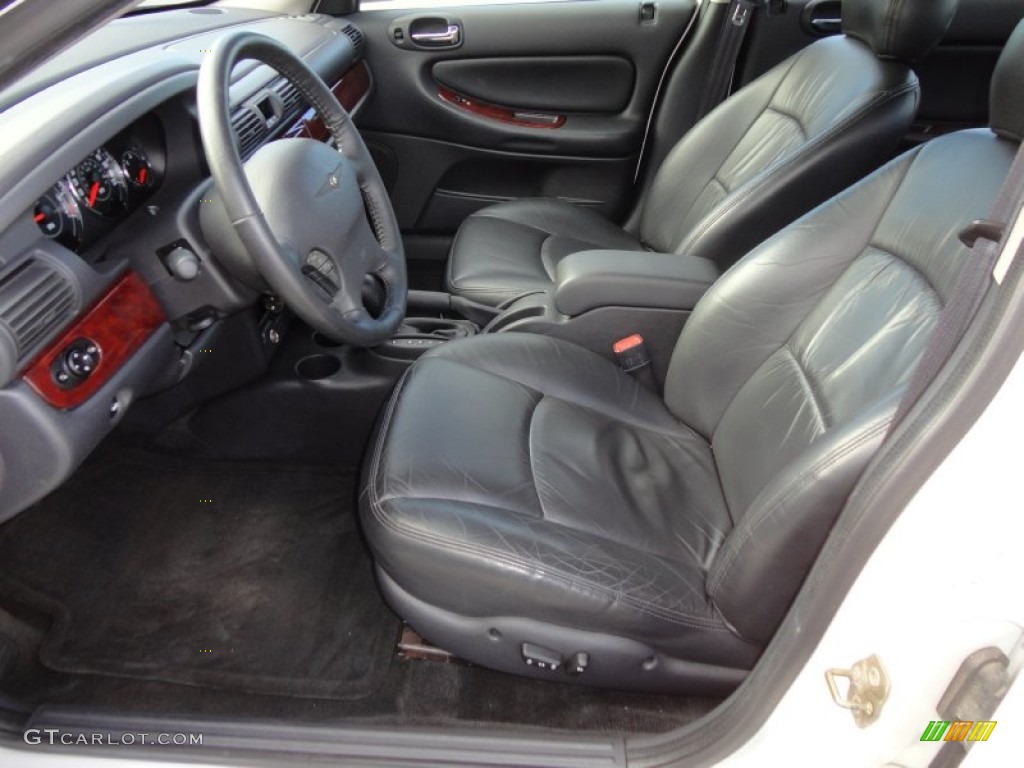 Dark Slate Gray Interior 2001 Chrysler Sebring LXi Sedan Photo #61013263