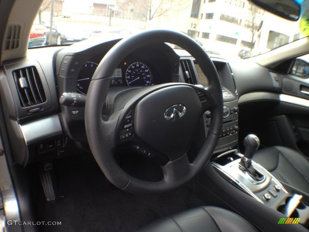 Graphite Interior 2011 Infiniti G 37 x AWD Coupe Photo #61013302
