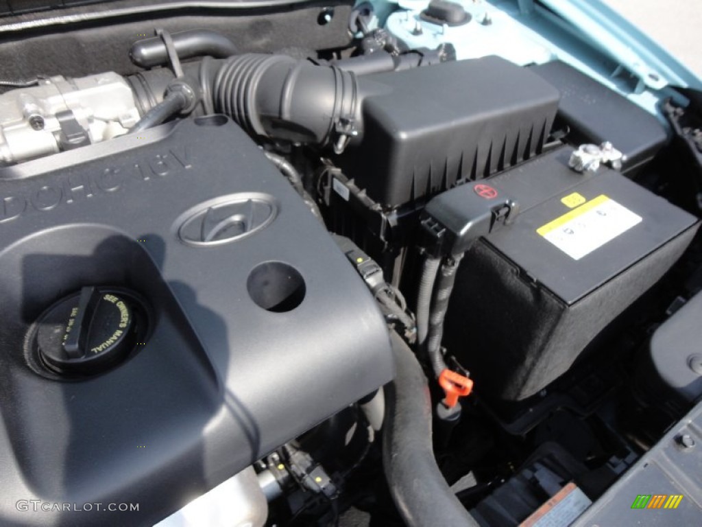 2009 Hyundai Accent GLS 4 Door 1.6 Liter DOHC-16 Valve CVVT 4 Cylinder Engine Photo #61013611