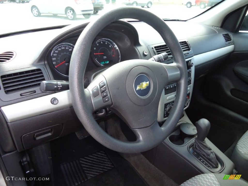 2010 Chevrolet Cobalt LT Sedan Ebony Steering Wheel Photo #61013740