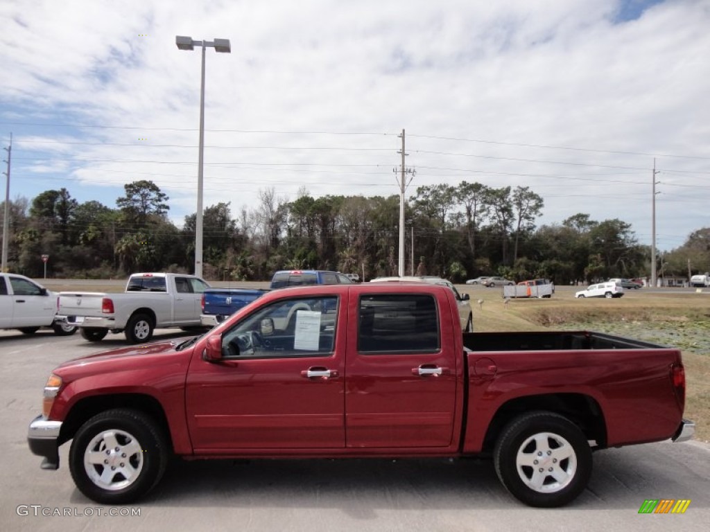 Merlot Jewel Red Metallic 2011 GMC Canyon SLE Crew Cab Exterior Photo #61014274