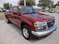 2011 Merlot Jewel Red Metallic GMC Canyon SLE Crew Cab  photo #10