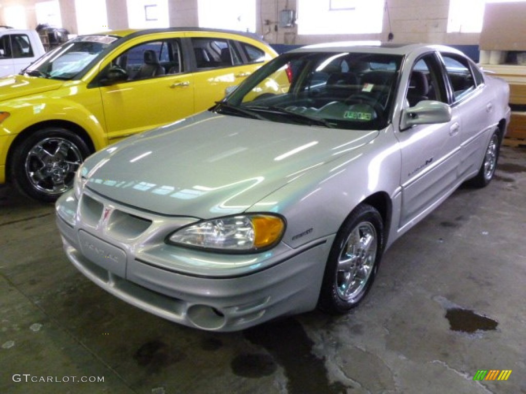 2000 Grand Am GT Sedan - Silvermist Metallic / Dark Pewter photo #3