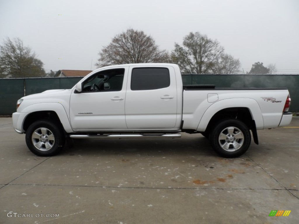Super White 2009 Toyota Tacoma V6 TRD Sport Double Cab 4x4 Exterior Photo #61014436