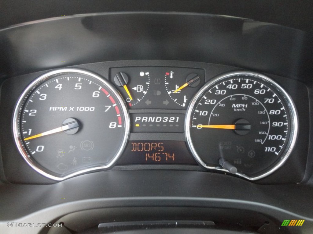 2011 GMC Canyon SLE Crew Cab Gauges Photo #61014448