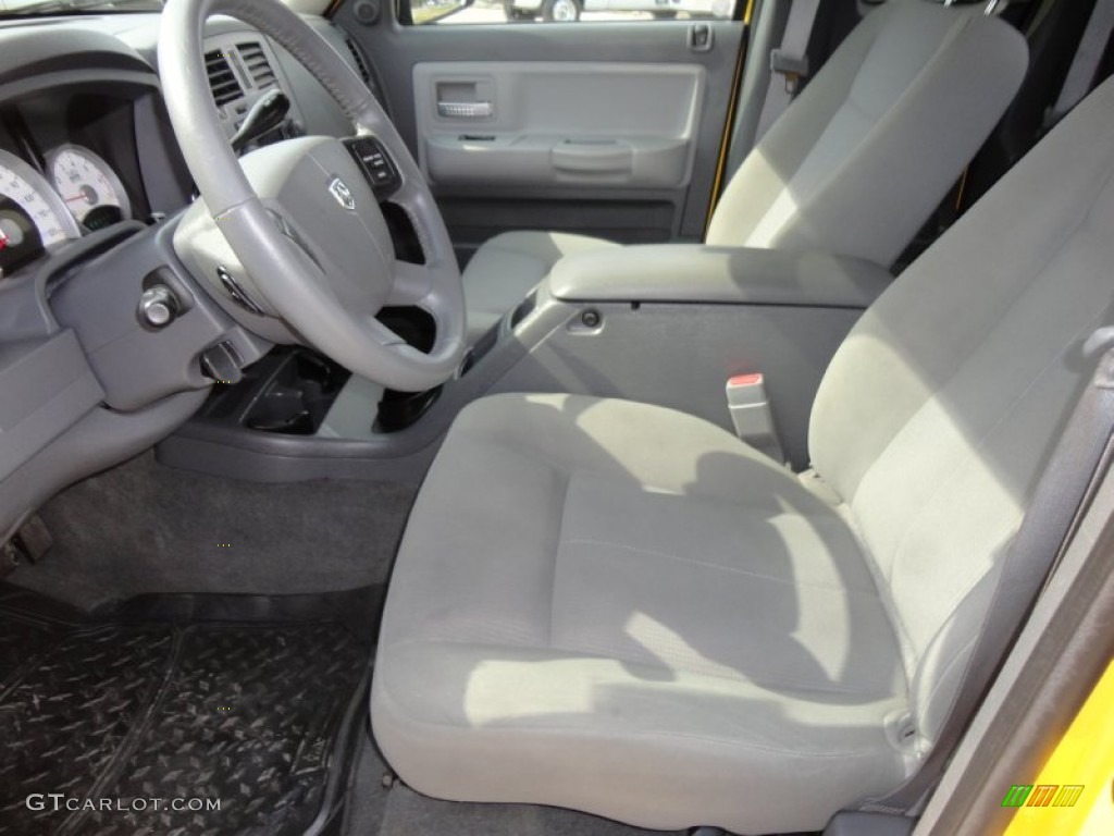Medium Slate Gray Interior 2006 Dodge Dakota R/T Club Cab Photo #61014514
