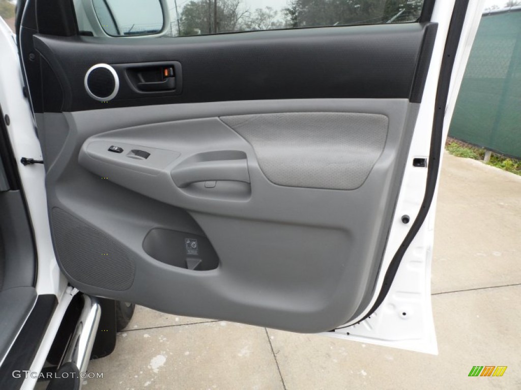 2009 Toyota Tacoma V6 TRD Sport Double Cab 4x4 Graphite Gray Door Panel Photo #61014589