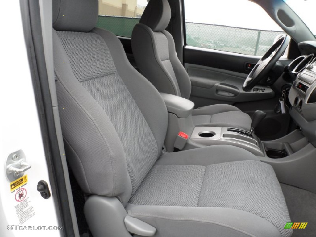 Graphite Gray Interior 2009 Toyota Tacoma V6 TRD Sport Double Cab 4x4 Photo #61014607