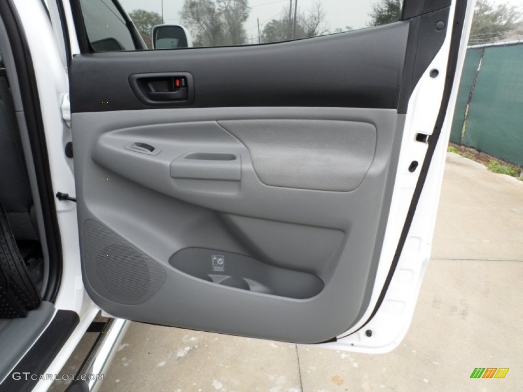 2009 Toyota Tacoma V6 TRD Sport Double Cab 4x4 Graphite Gray Door Panel Photo #61014616