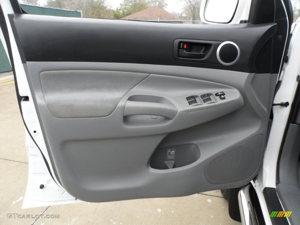 2009 Toyota Tacoma V6 TRD Sport Double Cab 4x4 Graphite Gray Door Panel Photo #61014664