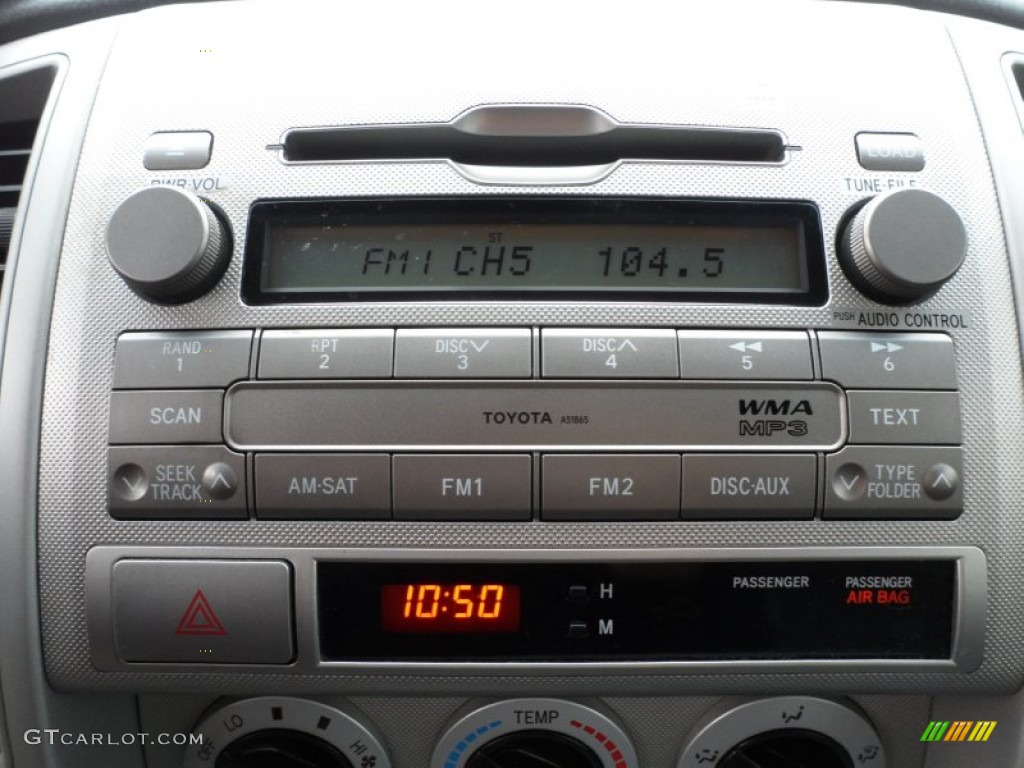 2009 Toyota Tacoma V6 TRD Sport Double Cab 4x4 Audio System Photo #61014727