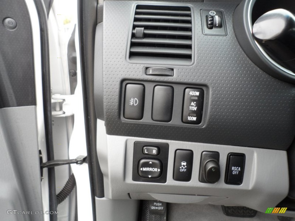 2009 Toyota Tacoma V6 TRD Sport Double Cab 4x4 Controls Photo #61014790