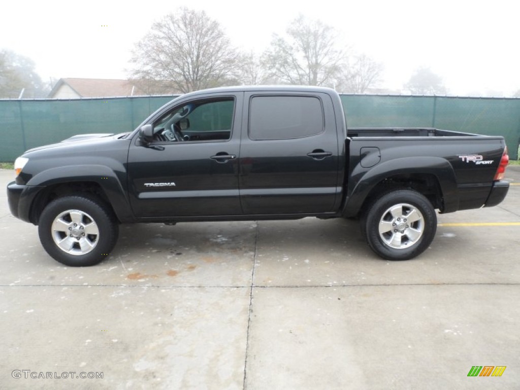 Black Sand Pearl 2007 Toyota Tacoma V6 TRD Sport Double Cab 4x4 Exterior Photo #61015195