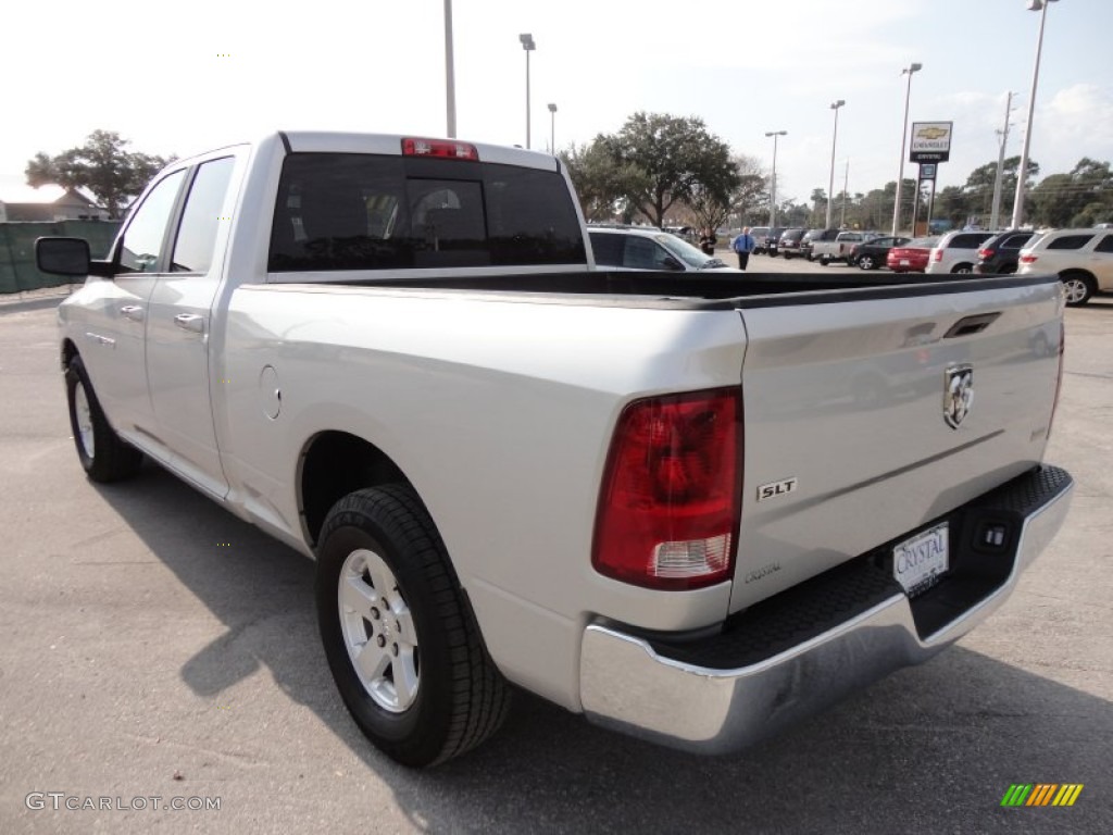 2011 Ram 1500 SLT Quad Cab - Bright Silver Metallic / Dark Slate Gray/Medium Graystone photo #3