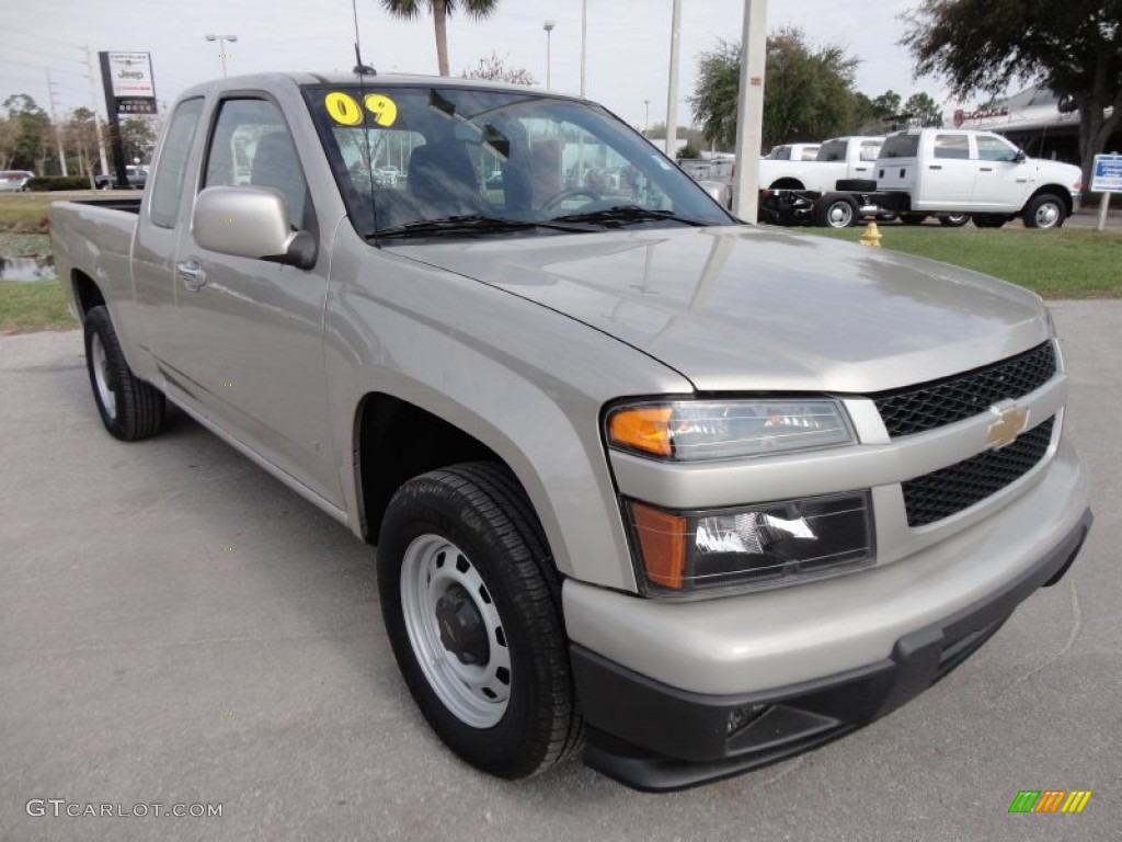 Silver Birch Metallic 2009 Chevrolet Colorado Extended Cab Exterior Photo #61015990