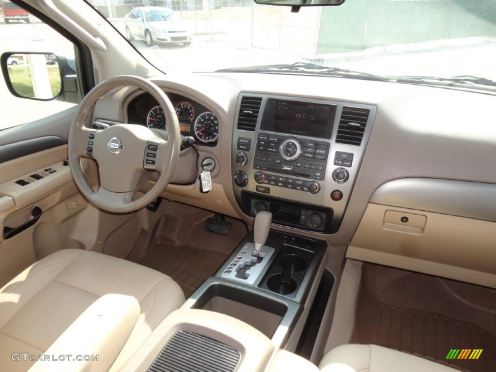 Almond Interior 2010 Nissan Armada SE 4WD Photo #61016170