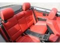 Coral Red/Black Rear Seat Photo for 2007 BMW 3 Series #61016467