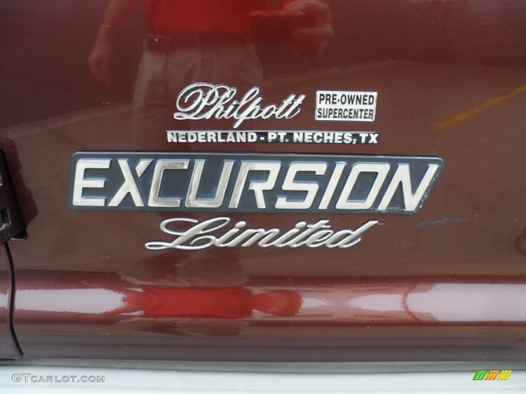 2001 Excursion Limited 4x4 - Chestnut Metallic / Medium Parchment photo #23