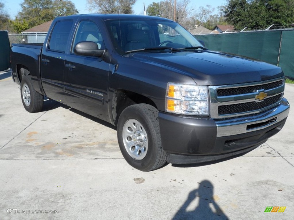 2011 Silverado 1500 LT Crew Cab - Taupe Gray Metallic / Light Titanium/Ebony photo #1