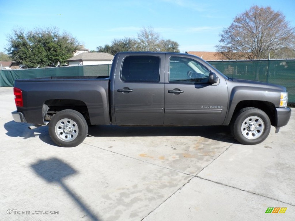 2011 Silverado 1500 LT Crew Cab - Taupe Gray Metallic / Light Titanium/Ebony photo #2