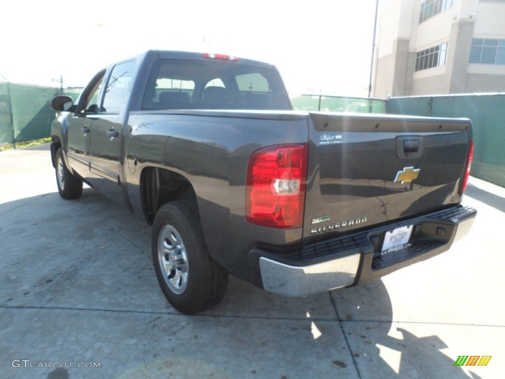 2011 Silverado 1500 LT Crew Cab - Taupe Gray Metallic / Light Titanium/Ebony photo #5