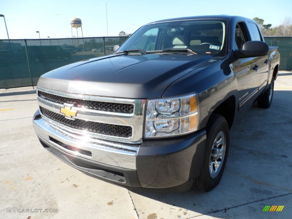 2011 Silverado 1500 LT Crew Cab - Taupe Gray Metallic / Light Titanium/Ebony photo #7