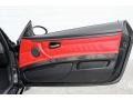 Coral Red/Black Door Panel Photo for 2007 BMW 3 Series #61016971