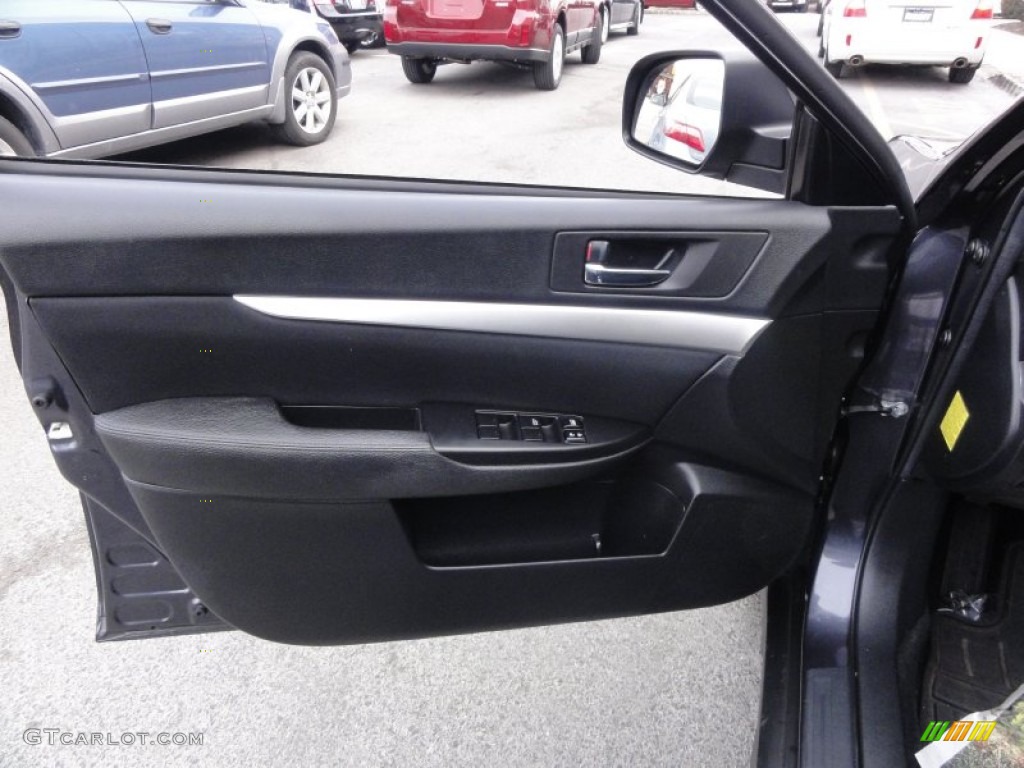 2011 Outback 2.5i Premium Wagon - Graphite Gray Metallic / Off Black photo #23